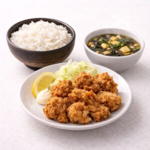Fried Chicken + Rice + Soup