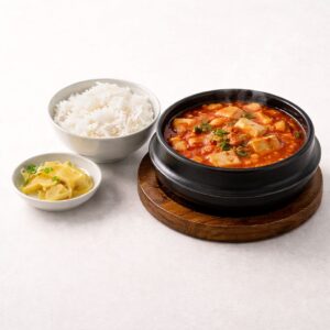 Kimchi Jjigae + Rice