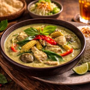 Green Curry Set (Spicy)